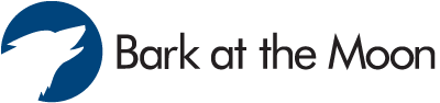 Bark at the Moon Graphics | Advertising & Marketing Bark at the Moon Advertising & Marketing Logo Horizontal