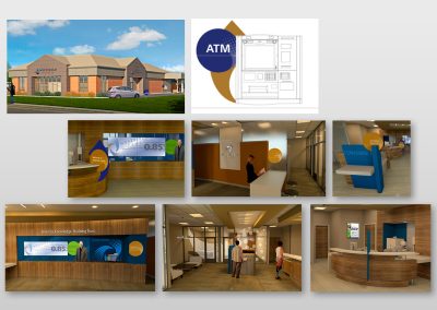 Westfield Bank Lobby Branding