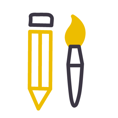 Graphic Design - Pencil & Brush