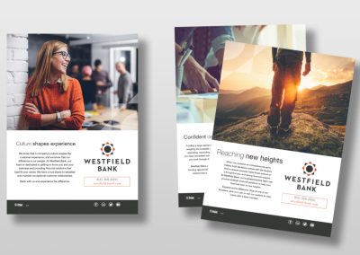 Westfield Bank Full Page Ads