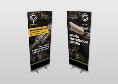 Manta Defense Retractable Banner