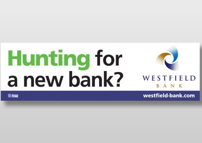 Westfield Bank Billboard