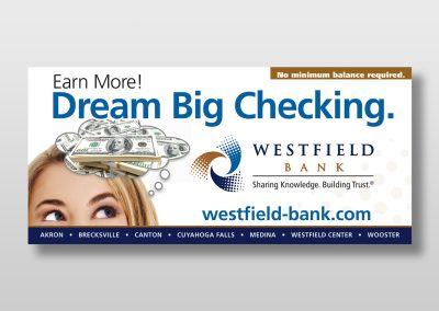 Westfield Bank Billboard