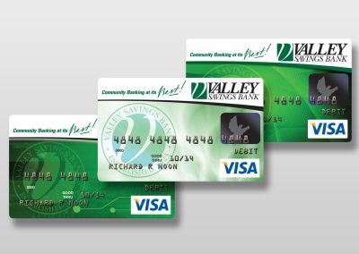 Valley Savings Card Branding