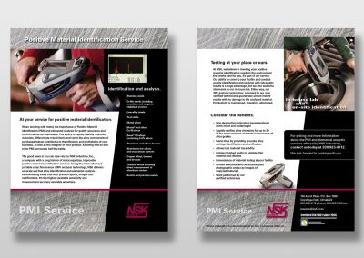 NSK Industries Sellsheet
