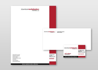 Downtown Letterhead Envelope Business Card