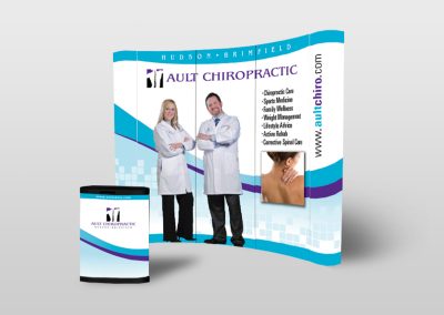 Ault Chiropractic Tradeshow Backwall & Podium