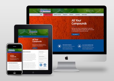 Akrochem Website Development