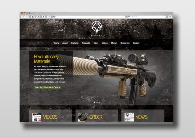 Manta Defense Website Development