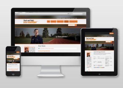 Track and Field Blog Website Development